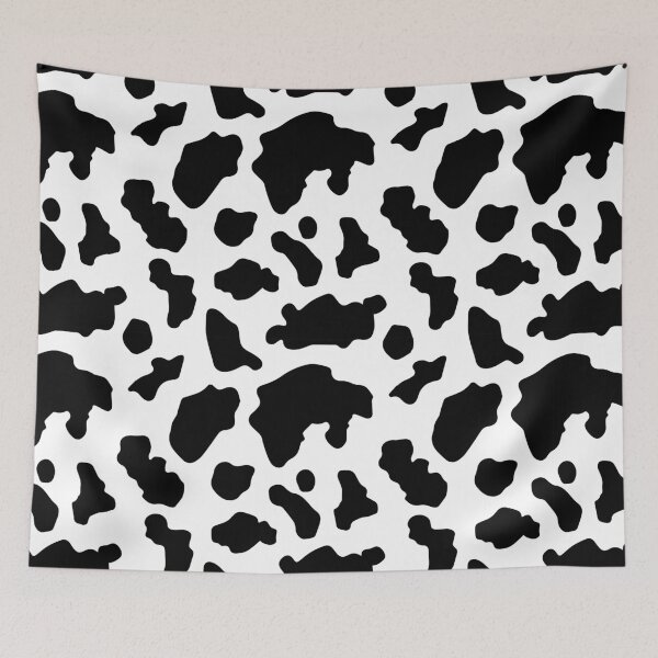 Item preview, Black and White Cow Spot Pattern designed and sold by TrendTex.