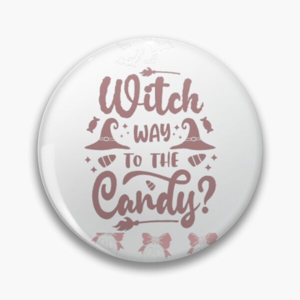 Item preview, Witch Way to the Candy? Cute Halloween Ghost Design designed and sold by Taha Art Designs.