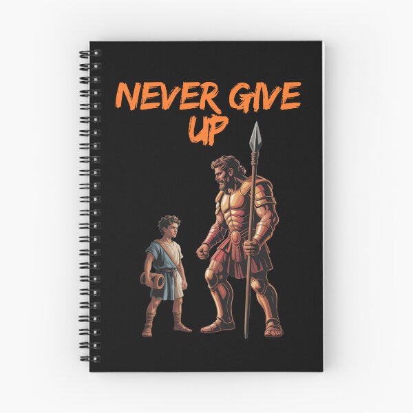 Item preview, Never Give Up: David vs Goliath designed and sold by AndrewYoko.
