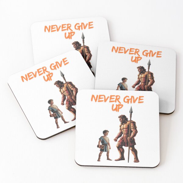 Item preview, Never Give Up: David vs Goliath designed and sold by AndrewYoko.
