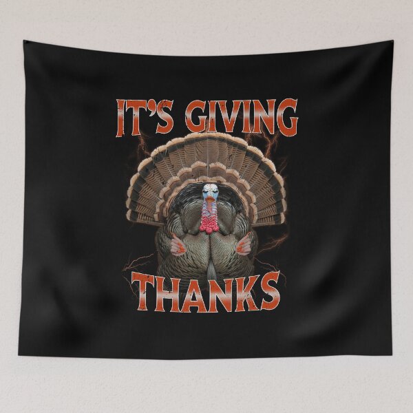 Item preview, It’s Giving Thanks Funny Glam Turkey Meme designed and sold by elderberry.