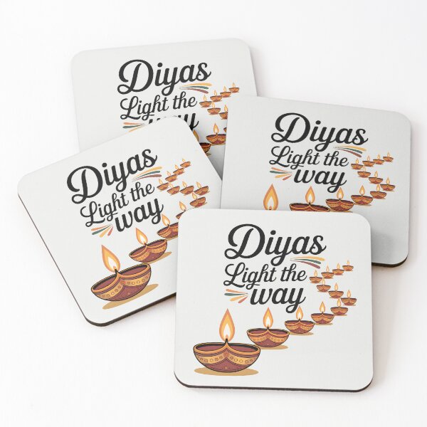 Item preview, Diyas Light the Way – Elegant Diwali Diya Trail Design designed and sold by Jollys-ArtShop.