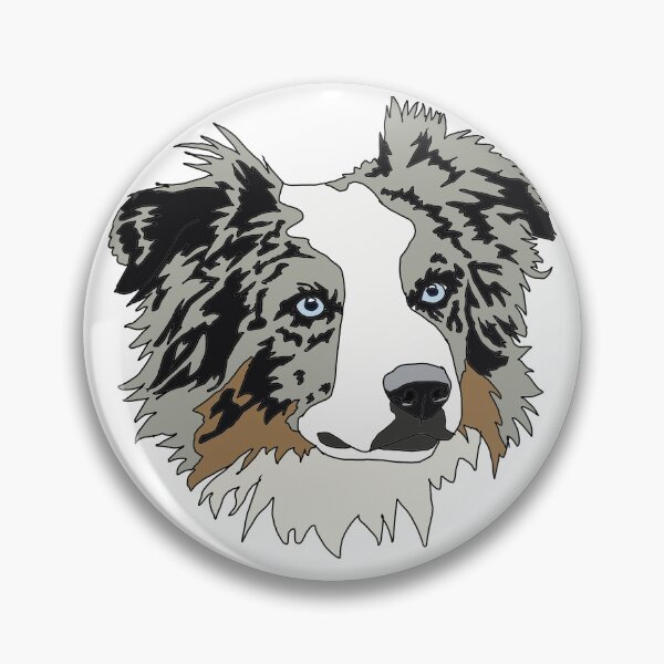 Artikelvorschau, Kopie der Kopie des Blue Merle Australian Shepherd entworfen und verkauft von LeahcarsArt.