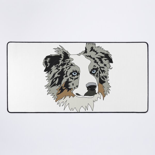 Item preview, Copy of Copy of Blue Merle Australian shepherd  designed and sold by LeahcarsArt.