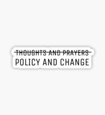 policy and change Sticker