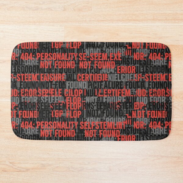 Item preview, Personality Not Found | 404 Glitch Text Pattern designed and sold by DailyVibesMerch.