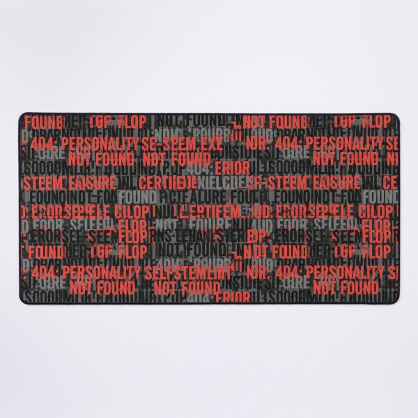 Item preview, Personality Not Found | 404 Glitch Text Pattern designed and sold by DailyVibesMerch.