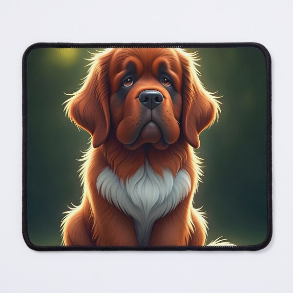 Item preview, Gentle Giant — Funny Newfoundland Dog Caricature designed and sold by PawPrintedArt.