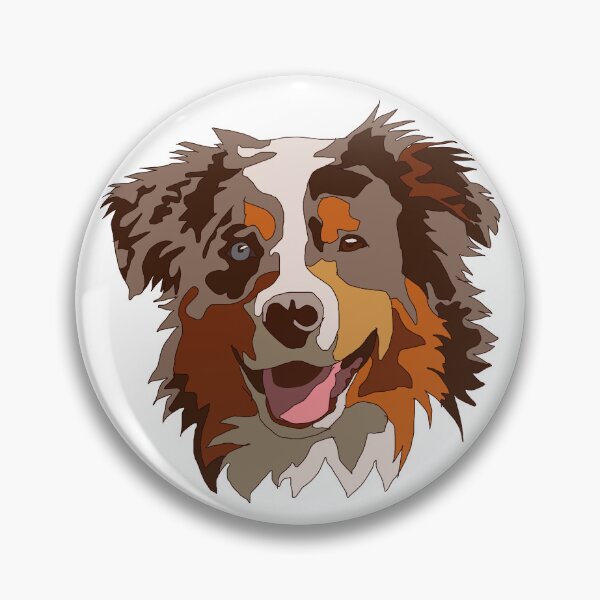 Item preview, Red Merle Australian shepherd  designed and sold by LeahcarsArt.