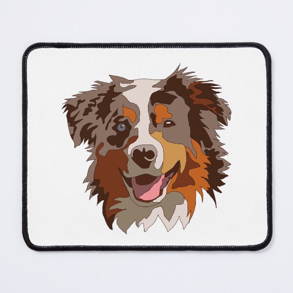 Item preview, Red Merle Australian shepherd  designed and sold by LeahcarsArt.
