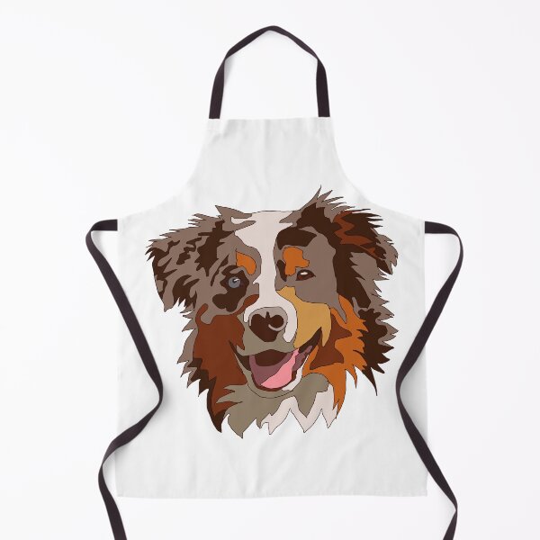 Item preview, Red Merle Australian shepherd  designed and sold by LeahcarsArt.