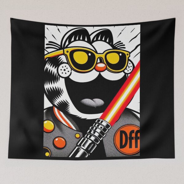 Item preview, “Lasers, Lattes & Lazy Legends: The Snack Side Strikes Back!” designed and sold by Print Fiction.