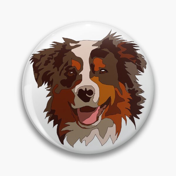 Artikelvorschau, Kopie des Red Merle Australian Shepherd entworfen und verkauft von LeahcarsArt.