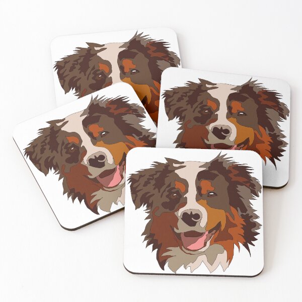 Artikelvorschau, Kopie des Red Merle Australian Shepherd entworfen und verkauft von LeahcarsArt.