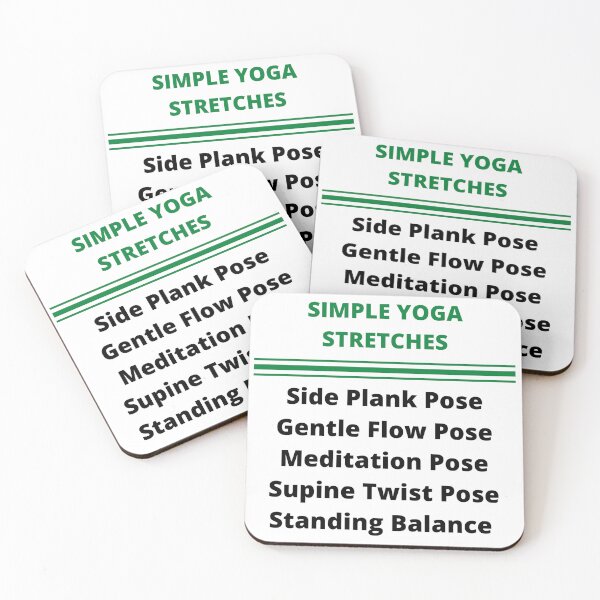 Item preview, Simple Yoga Stretches designed and sold by Cultradesign.