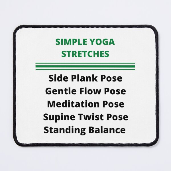 Item preview, Simple Yoga Stretches designed and sold by Cultradesign.