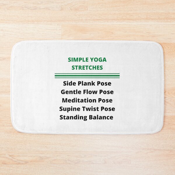 Item preview, Simple Yoga Stretches designed and sold by Cultradesign.