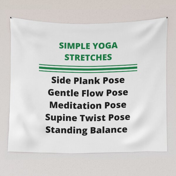 Item preview, Simple Yoga Stretches designed and sold by Cultradesign.