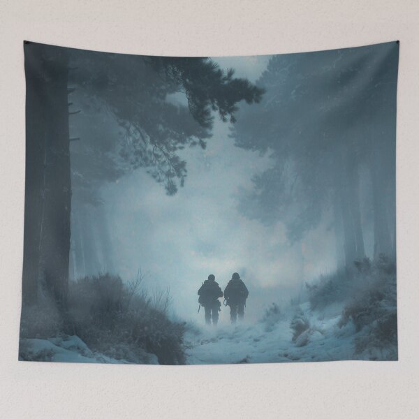 Item preview, Soldiers Marching Through the Snow designed and sold by Rtymer.