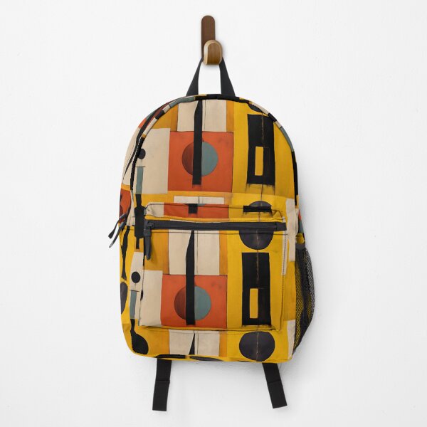 Item preview, Abstract Geometric Artwork Featuring Bold Shapes and Contrasting Colors on a Bright Background designed and sold by OlfactoART Studio.