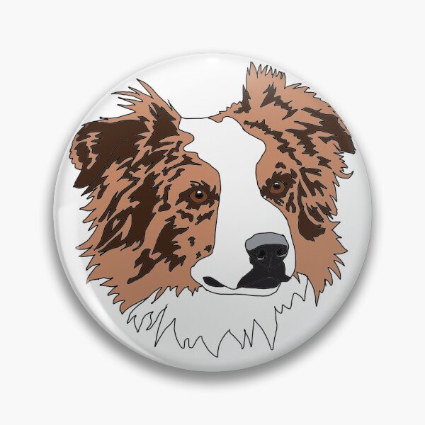 Artikelvorschau, Kopie der Kopie des Red Merle Australian Shepherd entworfen und verkauft von LeahcarsArt.