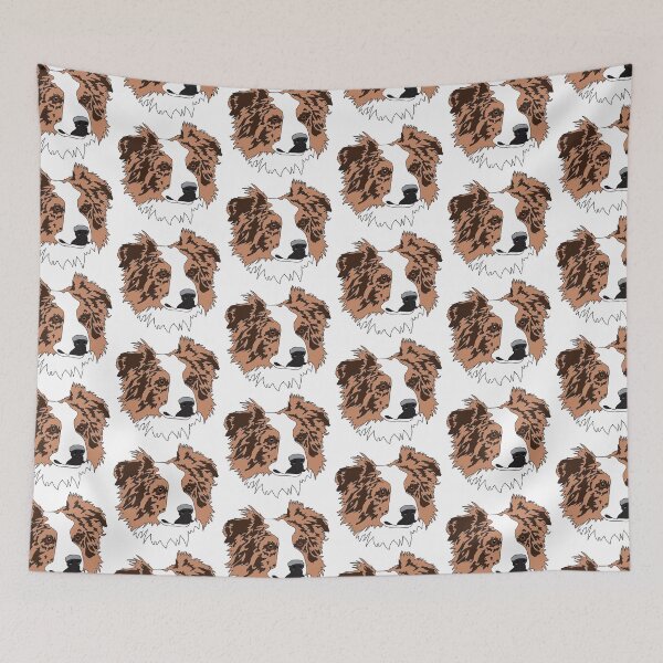 Item preview, Copy of Copy of Red Merle Australian shepherd  designed and sold by LeahcarsArt.