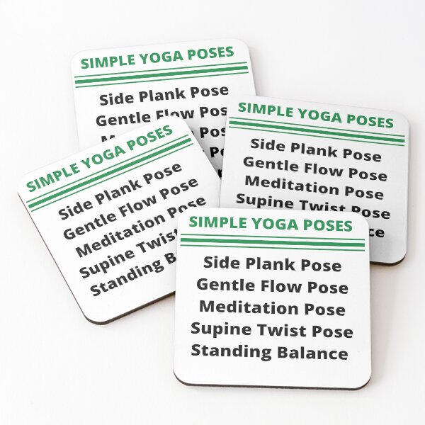 Item preview, Simple Yoga Poses designed and sold by Cultradesign.