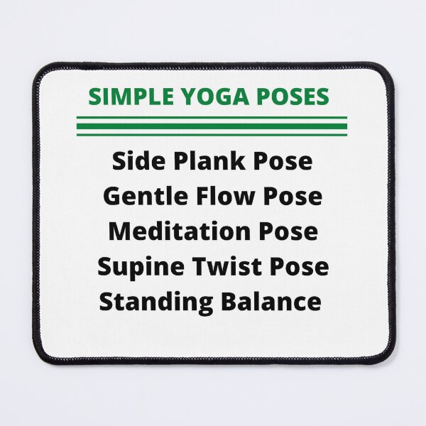 Item preview, Simple Yoga Poses designed and sold by Cultradesign.