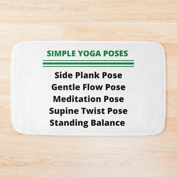 Item preview, Simple Yoga Poses designed and sold by Cultradesign.