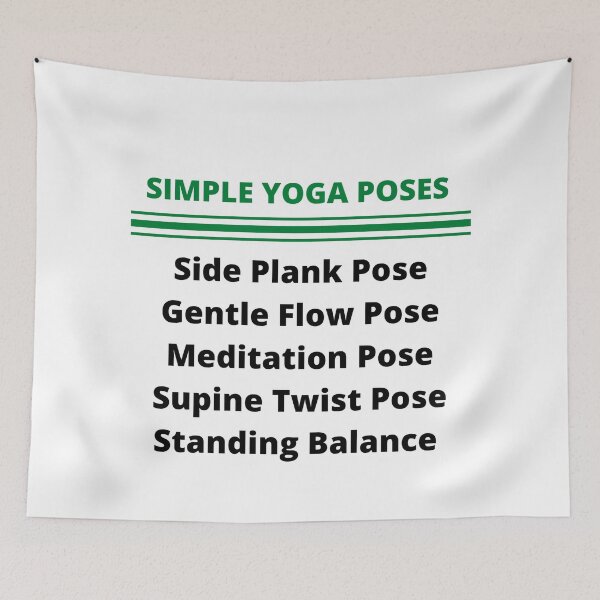 Item preview, Simple Yoga Poses designed and sold by Cultradesign.