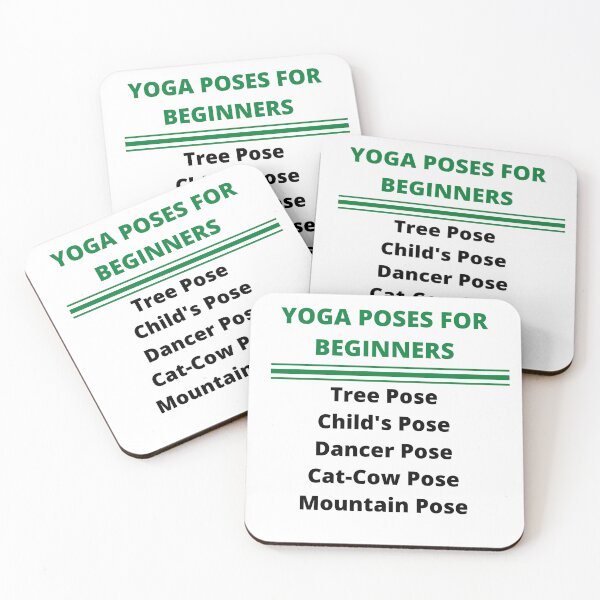 Item preview, Yoga Poses For Beginners designed and sold by Cultradesign.
