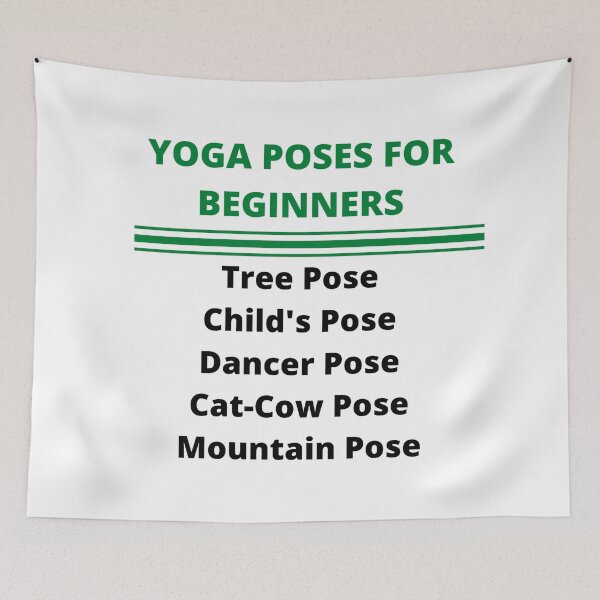 Item preview, Yoga Poses For Beginners designed and sold by Cultradesign.