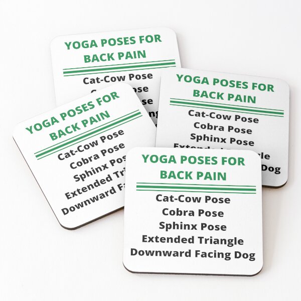 Item preview, Yoga Poses For Back Pain designed and sold by Cultradesign.