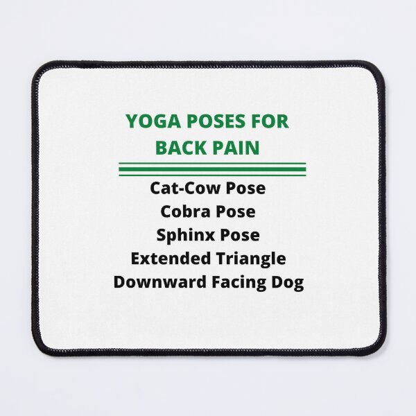 Item preview, Yoga Poses For Back Pain designed and sold by Cultradesign.