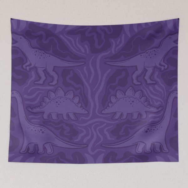 Item preview, Purple Dinosaur Pattern  designed and sold by RealtaDesign.