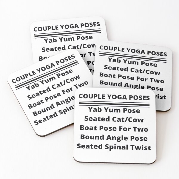 Item preview, Couple Yoga Poses Partner Yoga designed and sold by Cultradesign.
