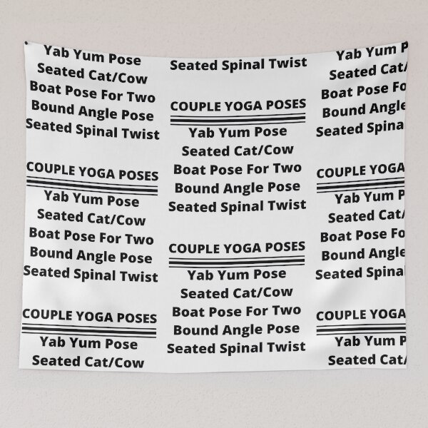 Item preview, Couple Yoga Poses Partner Yoga designed and sold by Cultradesign.