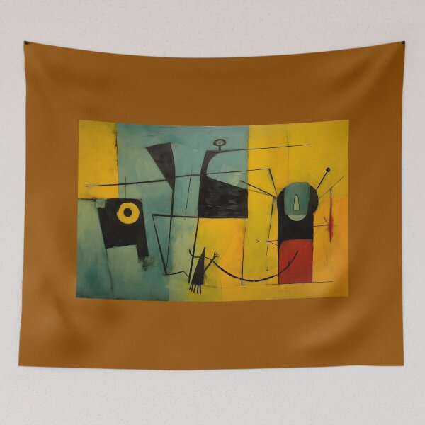 Item preview, Experience the Energy of Abstract Geometry - A Dynamic Fusion of Shape and Color designed and sold by OlfactoART Studio.