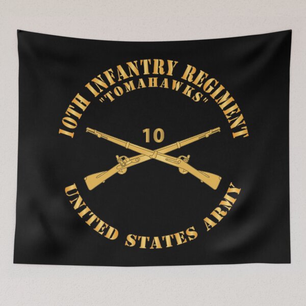 Item preview, Army - 10th Infantry Regiment Branch - Tomahawks - US Army X 300 designed and sold by Military Insignia Products.