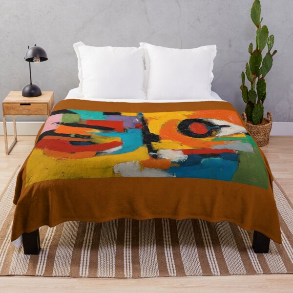 Item preview, Elevate Your Interiors with a Vibrant Geometric Abstract Composition of Bold Colors and Rhythm designed and sold by OlfactoART Studio.