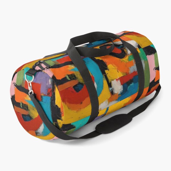 Item preview, Elevate Your Interiors with a Vibrant Geometric Abstract Composition of Bold Colors and Rhythm designed and sold by OlfactoART Studio.