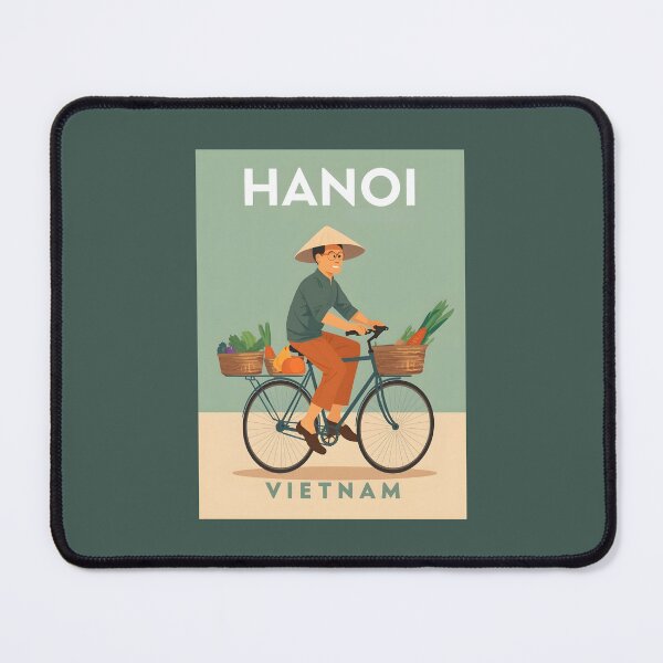 Item preview, A Vintage Travel Illustration of Hanoi - Vietnam designed and sold by GoodOldVintage.