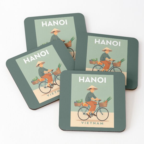 Item preview, A Vintage Travel Illustration of Hanoi - Vietnam  designed and sold by GoodOldVintage.