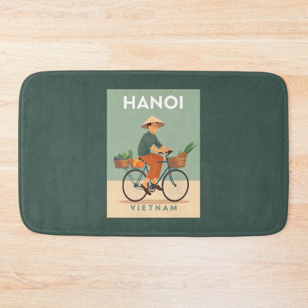Item preview, A Vintage Travel Illustration of Hanoi - Vietnam  designed and sold by GoodOldVintage.