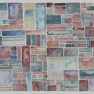 Artwork thumbnail, Poolside by Bryony Dingle-Moss Art