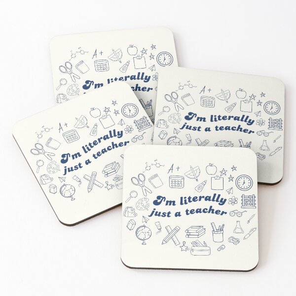 Item preview, Funny Teacher I'm Literally Just a Teacher designed and sold by DemureArtsy.
