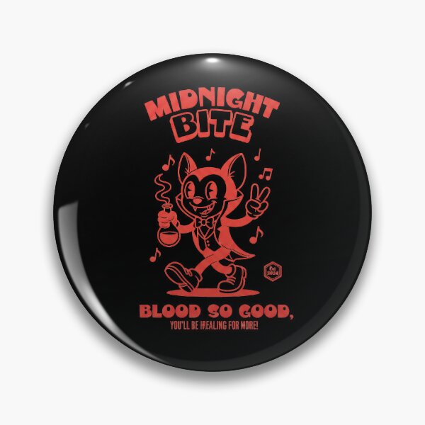 Item preview, Midnight Bite Retro Vampire Wolf Mascot Cartoon designed and sold by HoopeStylee.