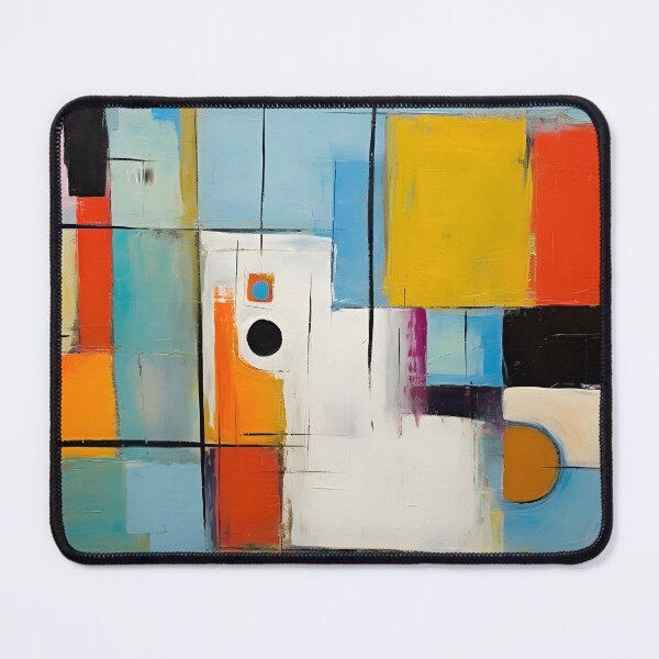 Item preview, Infuse Your Room with a Vibrant Composition of Geometric Shapes and Colorful Blocks designed and sold by OlfactoART Studio.
