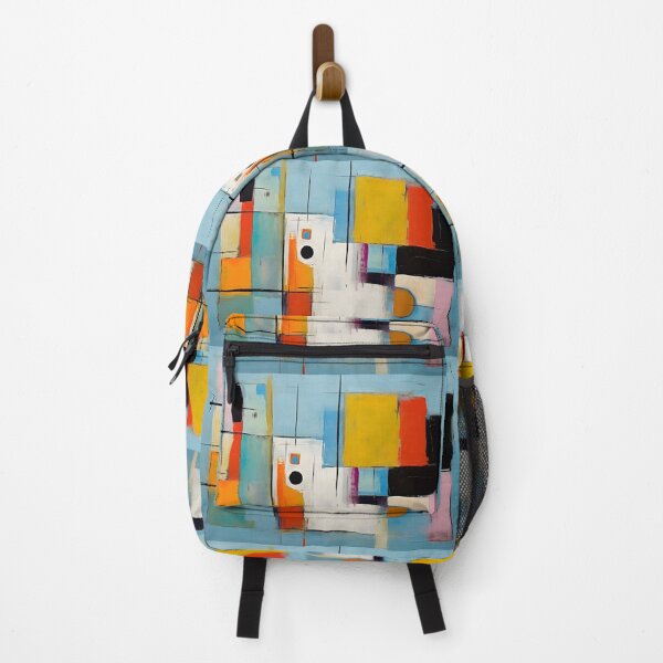 Item preview, Infuse Your Room with a Vibrant Composition of Geometric Shapes and Colorful Blocks  designed and sold by OlfactoART Studio.