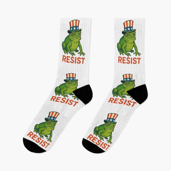 Artikelvorschau, Widerstand | Portland Frog Protest | Resist Frog | Anti Trump entworfen und verkauft von Anniko Art Studio.